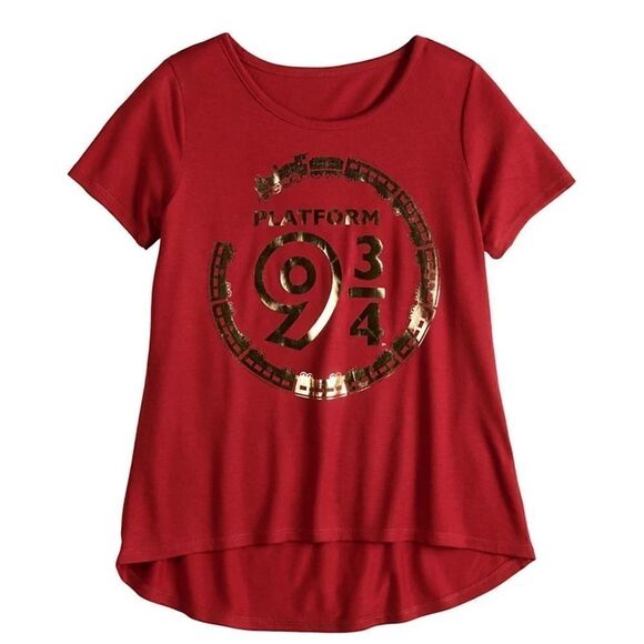 NWT Girls Harry Potter 9 3/4 Tee Shirt - Picture 1 of 1